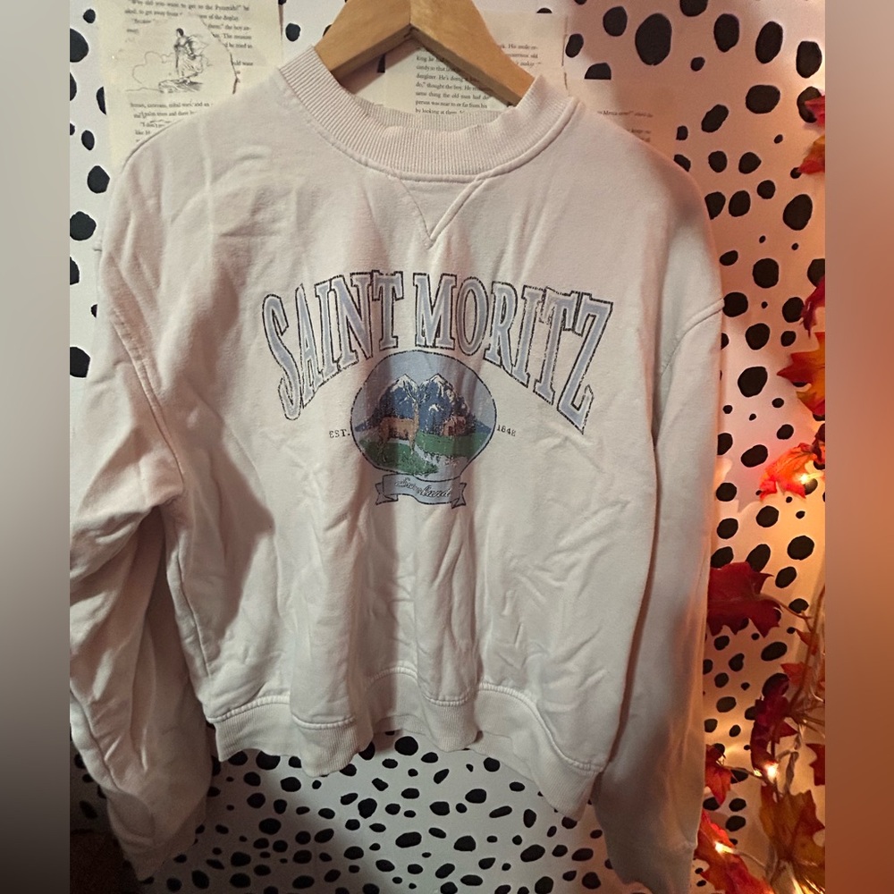 White saint moritz crew neck
